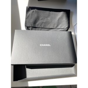 Chanel Black Glove Box and dust bag
